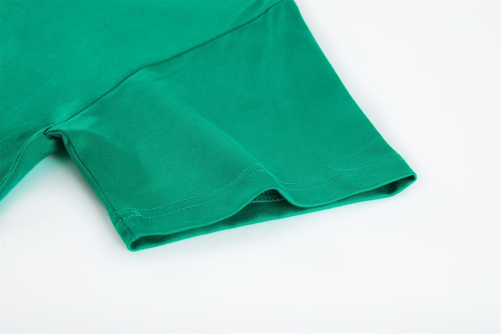 240g/㎡ fabric 100% combed pure cotton short-sleeved T-shirt, a trendy men's and women's same simple and fashionable clothing, comfortable and breathable. Summer short-sleeved T-shirt, a trendy style detail image 5