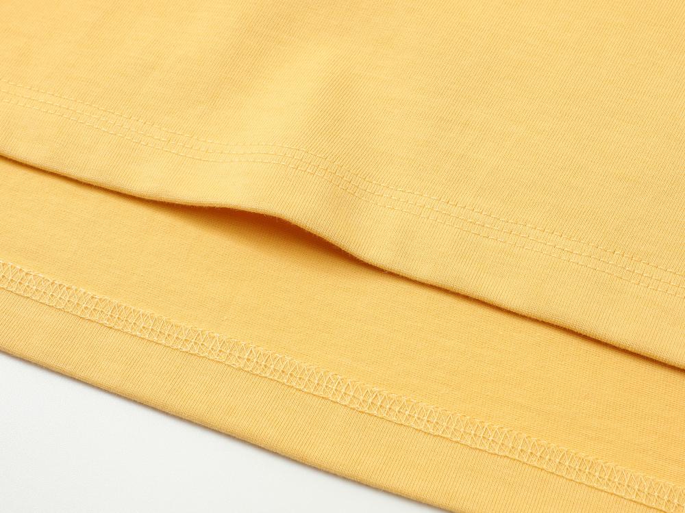 Cross-border Xinjiang combed cotton 260g/㎡ new short-sleeved T-shirt for both men and women, fashionable and casual, simple and comfortable short-sleeved trendy T-shirt for both men and women detail image 5
