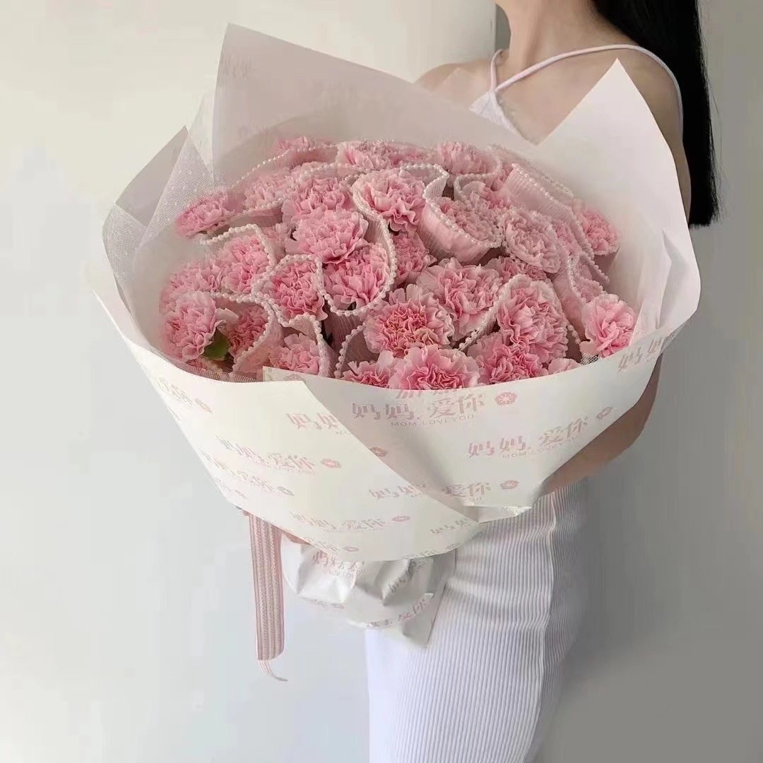 Pengfa Packaging Factory Store Pearl Wave Yarn, Wave yarn, flower wrapping paper lining, bouquet wrapping, net yarn, floral art materials, materials, Valentine's Day all-purpose flower matching materials, small bouquet wrapping paper, gift packaging products details Picture
