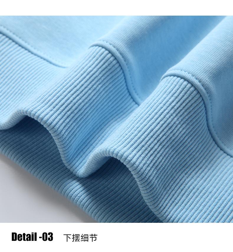 The new long-sleeved, unisex hoodie from Huamian Composite milk Silk is a fashionable and casual unisex hoodie that is simple and comfortable. It's a trendy hoodie detail image 10