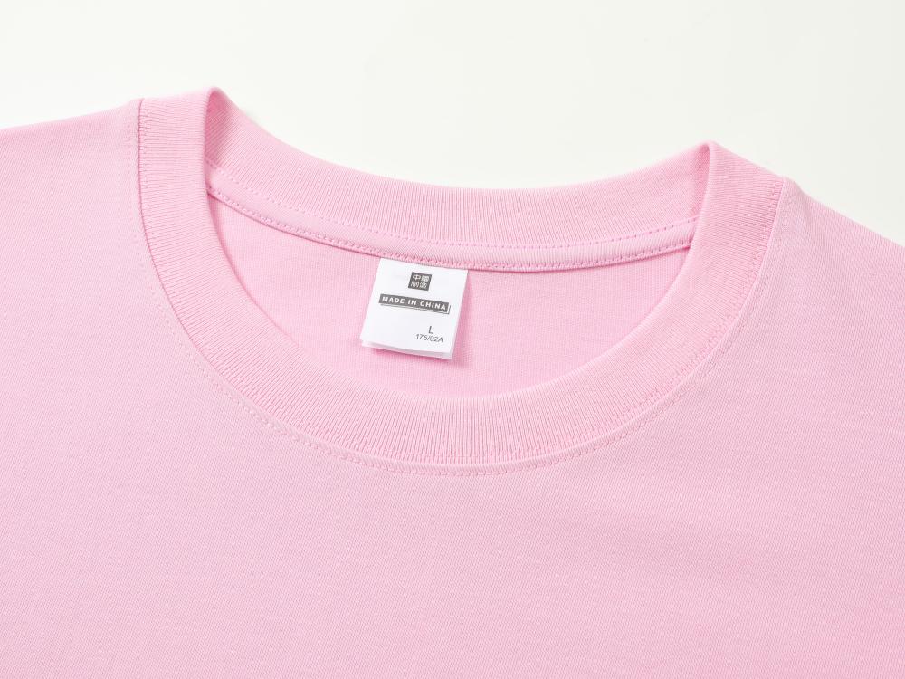 Cross-border large drop shoulder trendy brand round neck Guose series 32-count double yarn 260g/㎡ short-sleeved T-shirt for both men and women, men's short-sleeved trendy T-shirt, fashionable, casual, comfortable and breathable T-shirt detail image 6