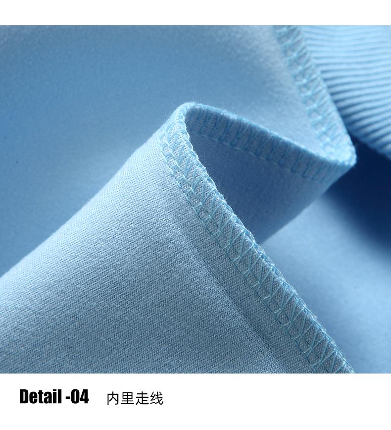 The new long-sleeved, unisex hoodie from Huamian Composite milk Silk is a fashionable and casual unisex hoodie that is simple and comfortable. It's a trendy hoodie detail image 11