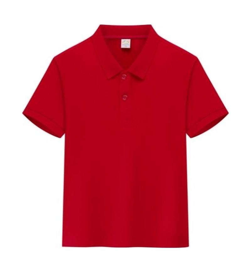 Cross-Border Children's Polo Shirts 200G/㎡ Long-Staple Cotton, New Short-Sleeved Collared Polo Shirts For Both Men And Women, Fashionable And Casual Polo Shirts For Both Men And Women, Simple, Comfortable And Trendy Polo Shirts undefined