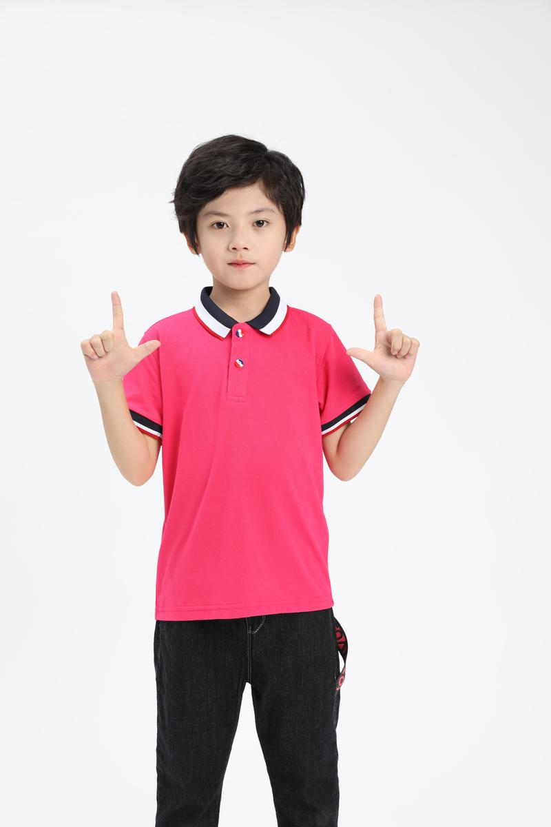 Cross-Border Children's Color-Striped New Short-Sleeved Collared Polo Shirts For Both Men And Women, Fashionable And Casual Polo Shirts For Both Men And Women, Simple And Comfortable Short-Sleeved Trendy Polo Shirts undefined