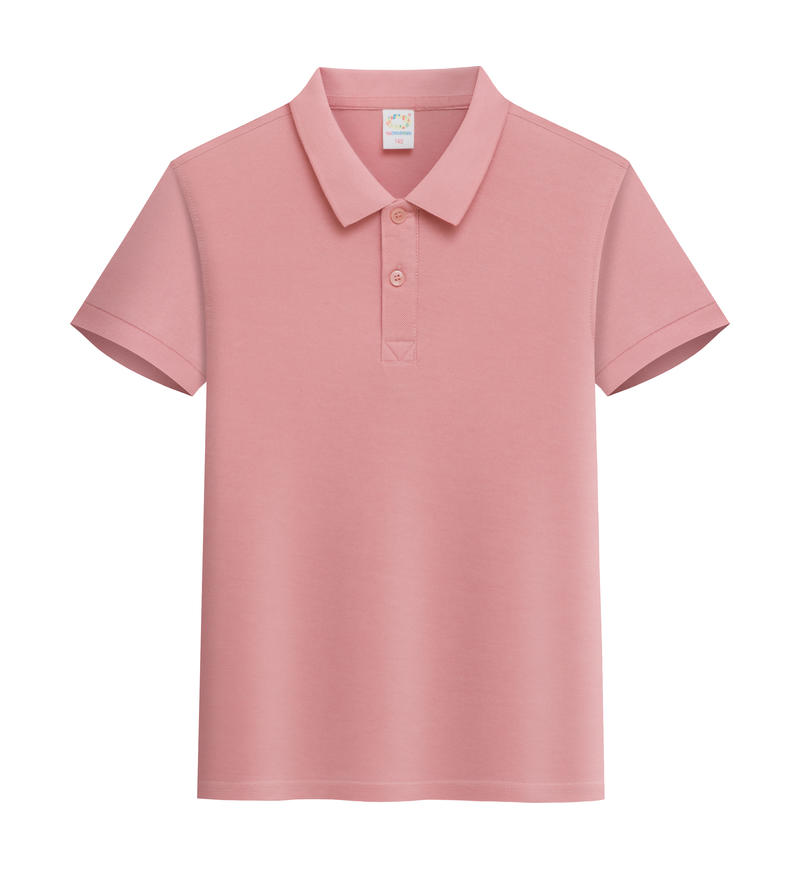 Cross-Border Children's Polo Shirts 200G/㎡ Long-Staple Cotton, New Short-Sleeved Collared Polo Shirts For Both Men And Women, Fashionable And Casual Polo Shirts For Both Men And Women, Simple, Comfortable And Trendy Polo Shirts undefined