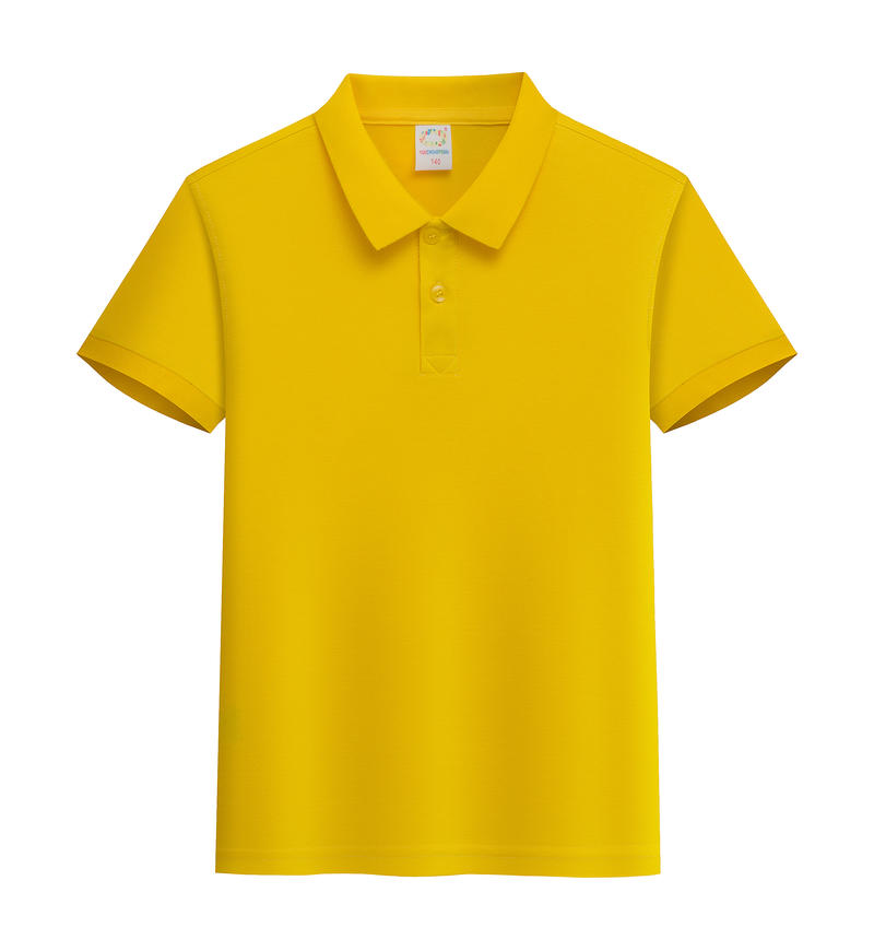 Cross-Border Children's Polo Shirts 200G/㎡ Long-Staple Cotton, New Short-Sleeved Collared Polo Shirts For Both Men And Women, Fashionable And Casual Polo Shirts For Both Men And Women, Simple, Comfortable And Trendy Polo Shirts undefined