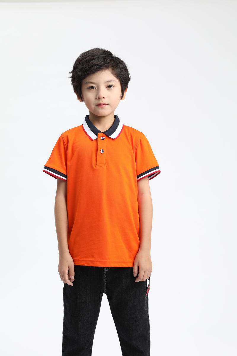 Cross-Border Children's Color-Striped New Short-Sleeved Collared Polo Shirts For Both Men And Women, Fashionable And Casual Polo Shirts For Both Men And Women, Simple And Comfortable Short-Sleeved Trendy Polo Shirts undefined
