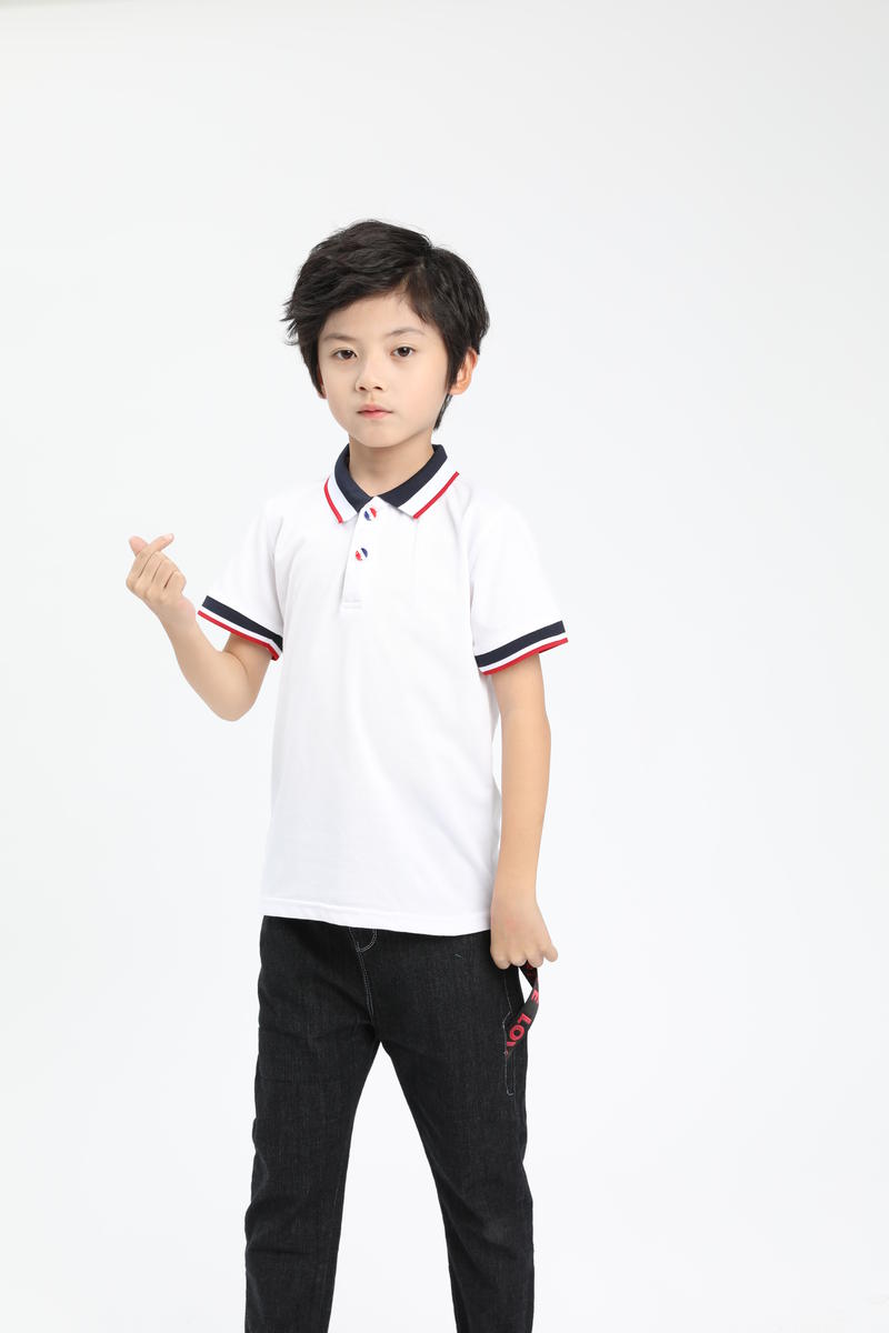 Cross-Border Children's Color-Striped New Short-Sleeved Collared Polo Shirts For Both Men And Women, Fashionable And Casual Polo Shirts For Both Men And Women, Simple And Comfortable Short-Sleeved Trendy Polo Shirts Application Scenario