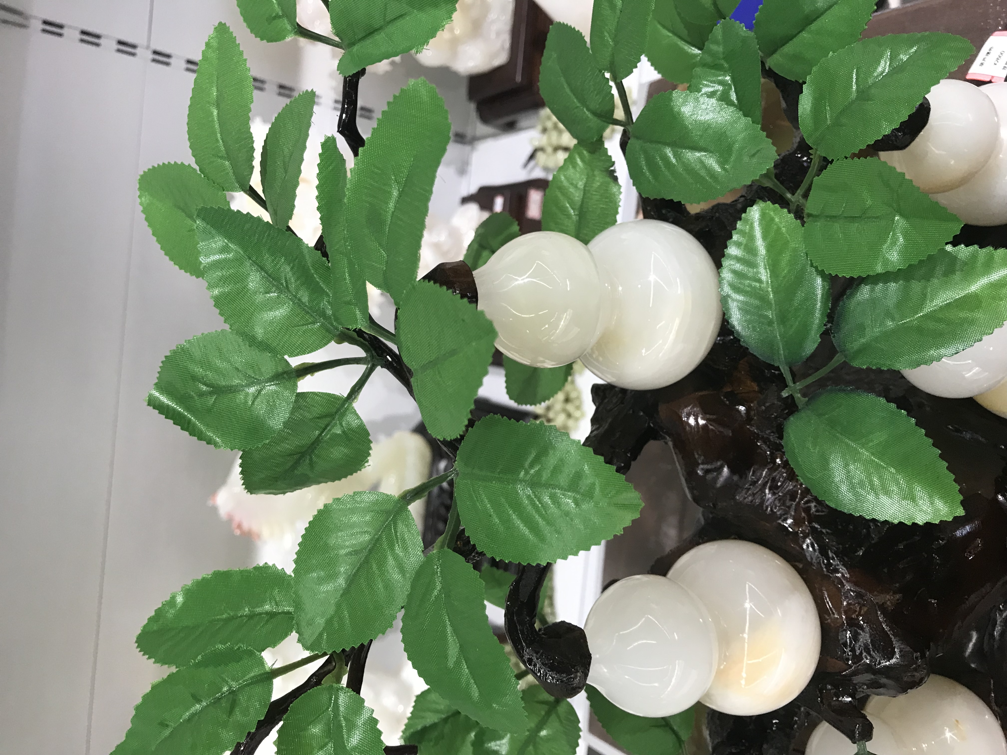 巴基斯坦玉石雕刻摆件 五福临门产品图