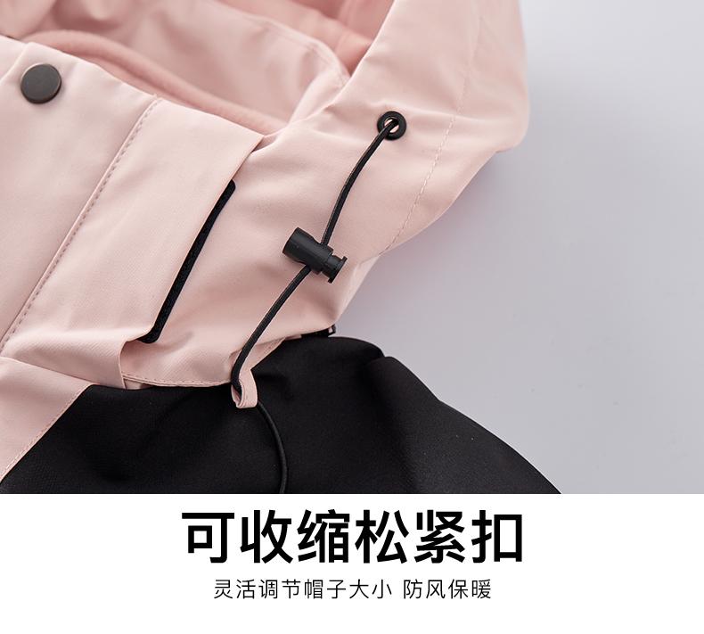 Cross-border polymer anti-stain three-in-one down jacket, outdoor sportswear, hooded down jacket and pants, men 's same style down jacket Jackets windproof and rainproof outdoor clothing, down set detail image 8