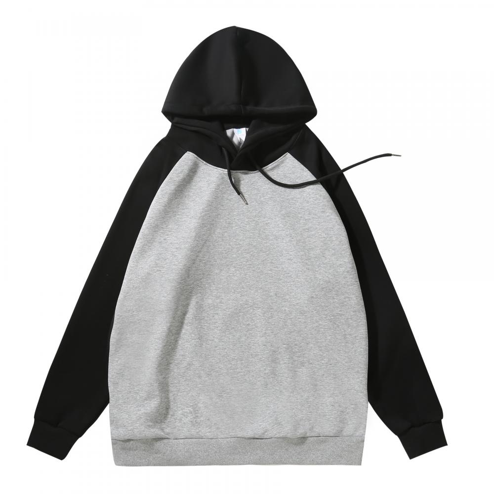 Cross-border cotton composite milk silk 300g/㎡ shoulder hoodie sweatshirt sweatshirt, outdoor sports casual wear, lightweight and breathable sports sweatshirt for men and women, new trendy styles for autumn and winter