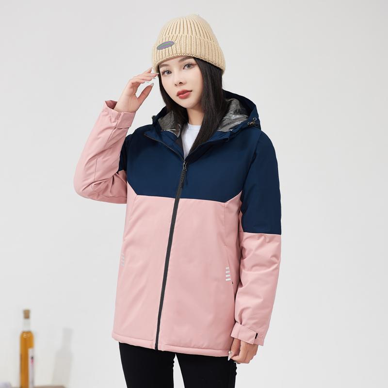 Cross-border graphene technology couple color one-piece fleece outdoor sportswear men 's same style hooded down jacket and pants set men' s women 's down jacket Jackets windproof, waterproof and breathable outdoor clothing detail image 20