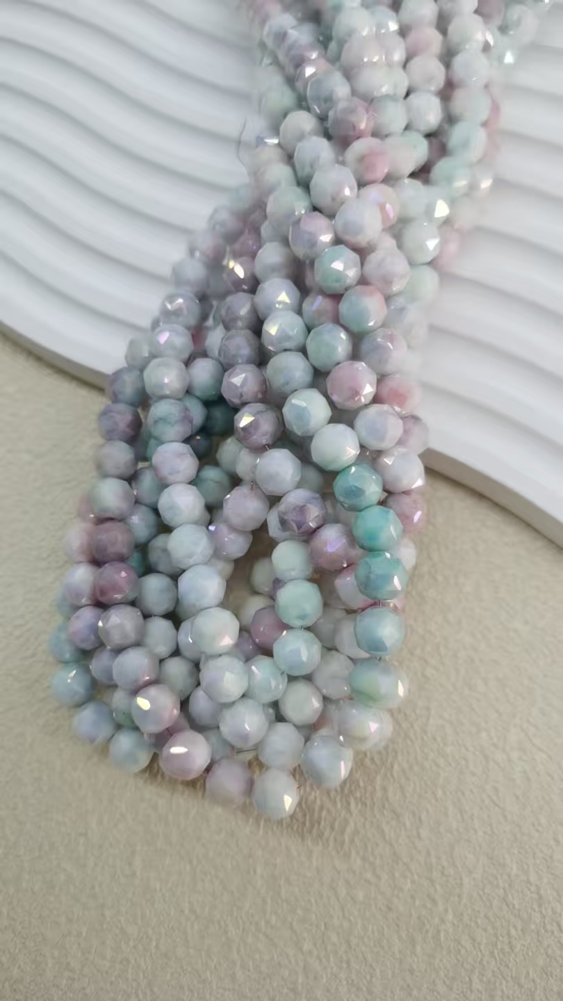 琉璃珠散珠 DIY手工串珠材料 珠子手链项链配件 精美琉璃珠子串珠散珠手工制作产品图