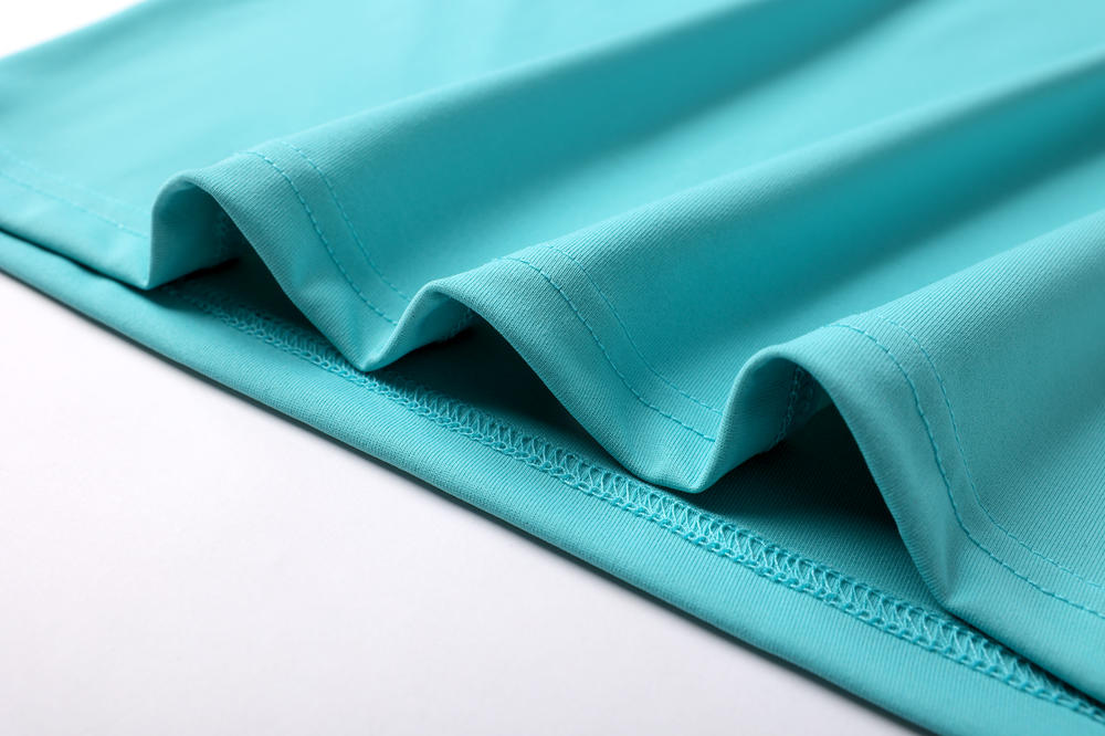 Cross-border Yinglang Solid Color 210g/㎡ ice ion cotton Amlane series New short-sleeved T-shirt for men and women, fashionable and casual, simple and comfortable short-sleeved trendy T-shirt for men and women detail image 4