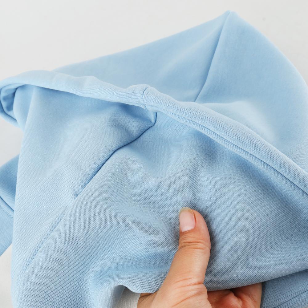 Cross-border cotton composite milk silk 300g/㎡ shoulder hoodie sweatshirt sweatshirt, outdoor sports casual wear, lightweight and breathable sports sweatshirt for men and women, new trendy styles for autumn and winter detail image 3