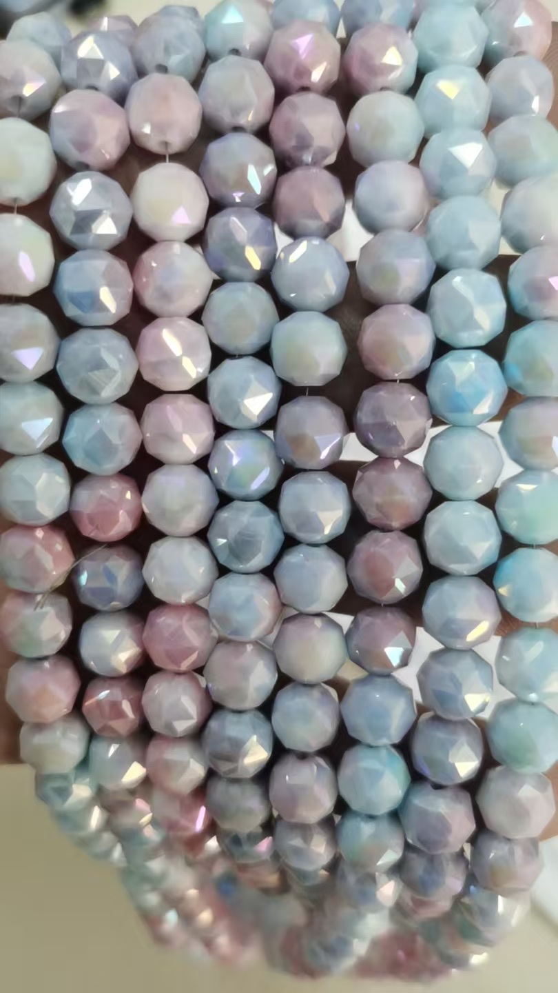 琉璃珠散珠 DIY手工串珠材料 珠子手链项链配件 多色可选精美琉璃珠