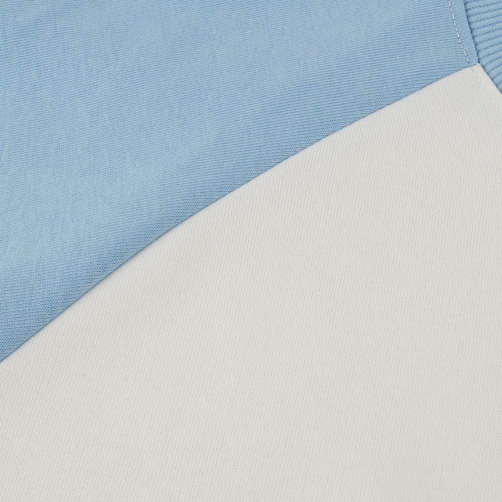 Cross-border cotton composite milk silk 300g/㎡ shouldered round-neck sweatshirt, a lightweight and breathable sportswear for both men and women, a new trendy style for autumn and winter detail image 3