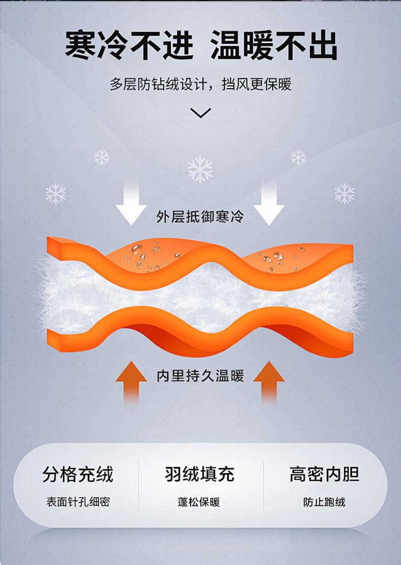 The cross-border couple's lightweight duck down vest is a must-have for outdoor sports. This series of lightweight and warm sports down jackets is available in new winter styles for both men and women detail image 8