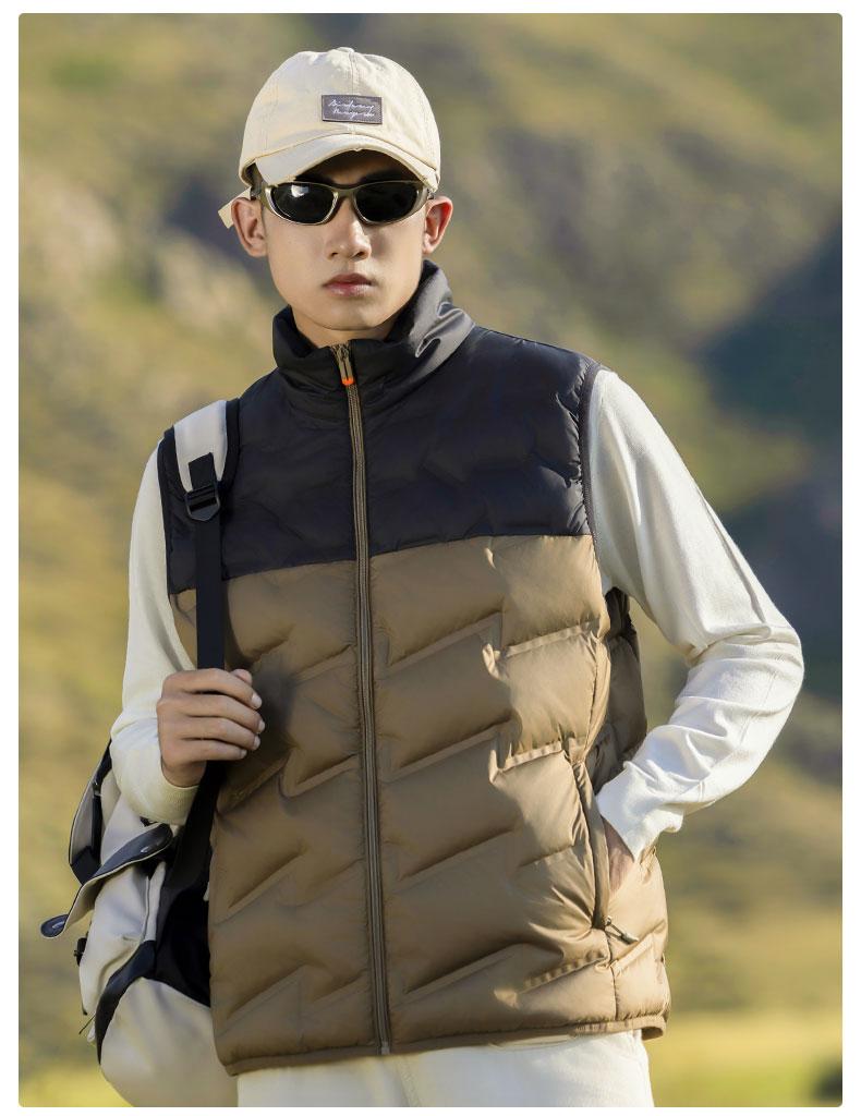 The cross-border couple's lightweight duck down vest is a must-have for outdoor sports. This series of lightweight and warm sports down jackets is available in new winter styles for both men and women details Picture
