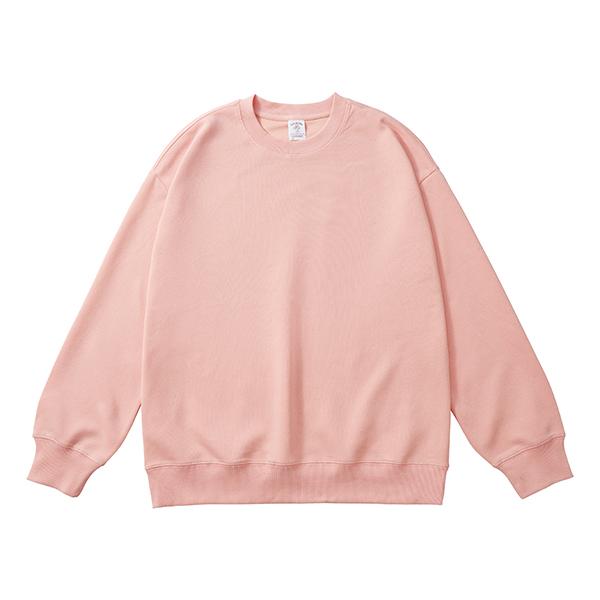 Cross-border cotton composite milk silk 300g/㎡ solid color sweatshirt, outdoor sports casual wear, lightweight and breathable sports sweatshirt for men and women, new trendy style for autumn and winter Specification image
