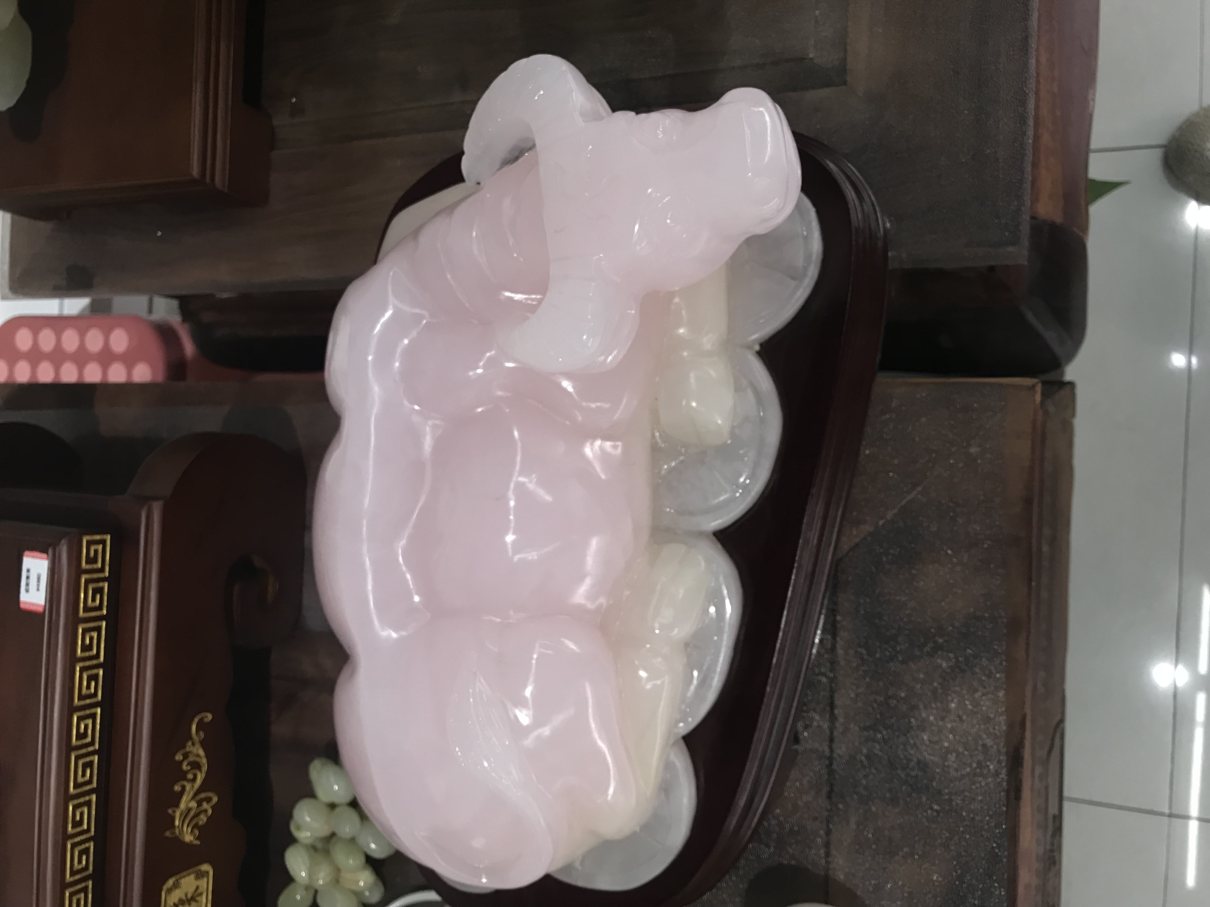 巴基斯坦玉石摆件#牛气冲天#巴玉