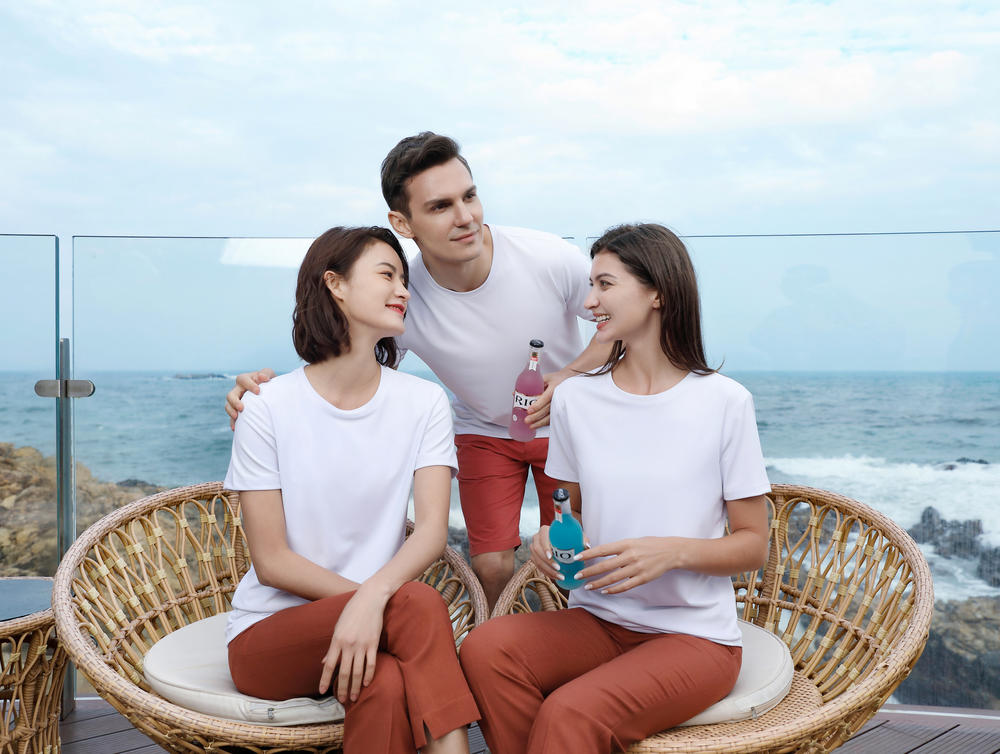 Cross-border 26-spindle spun 180g/㎡ combed tight rotor spun pure cotton short-sleeved T-shirt, trendy men's and women's same style fashionable clothes, men's and women's short-sleeved casual and comfortable T-shirt, new men's T-shirt