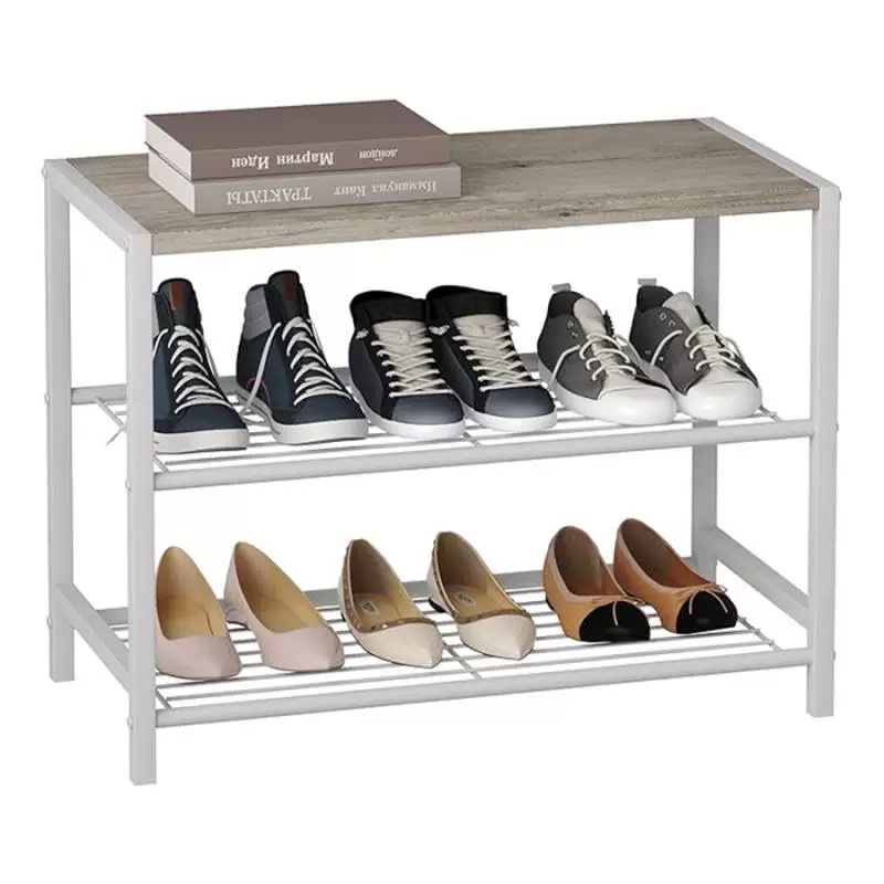 Two-layer, three-layer, four-layer shoe storage rack, metal layer rack, multi-functional shoe cabinet, organizing wonder, essential home storage tool, shoe cabinet
