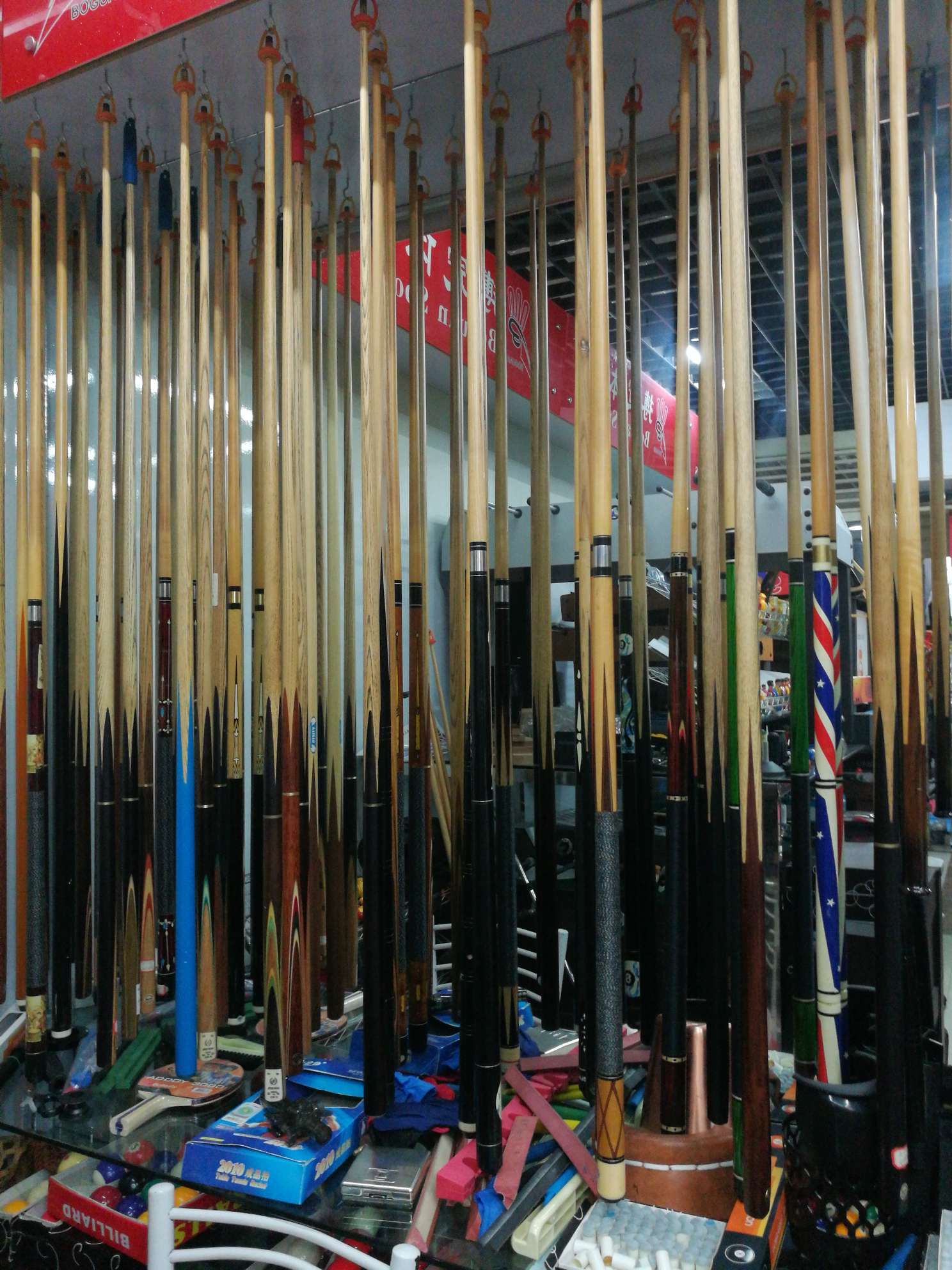 厂家直销台球手杆可根据客人需求来样定做01