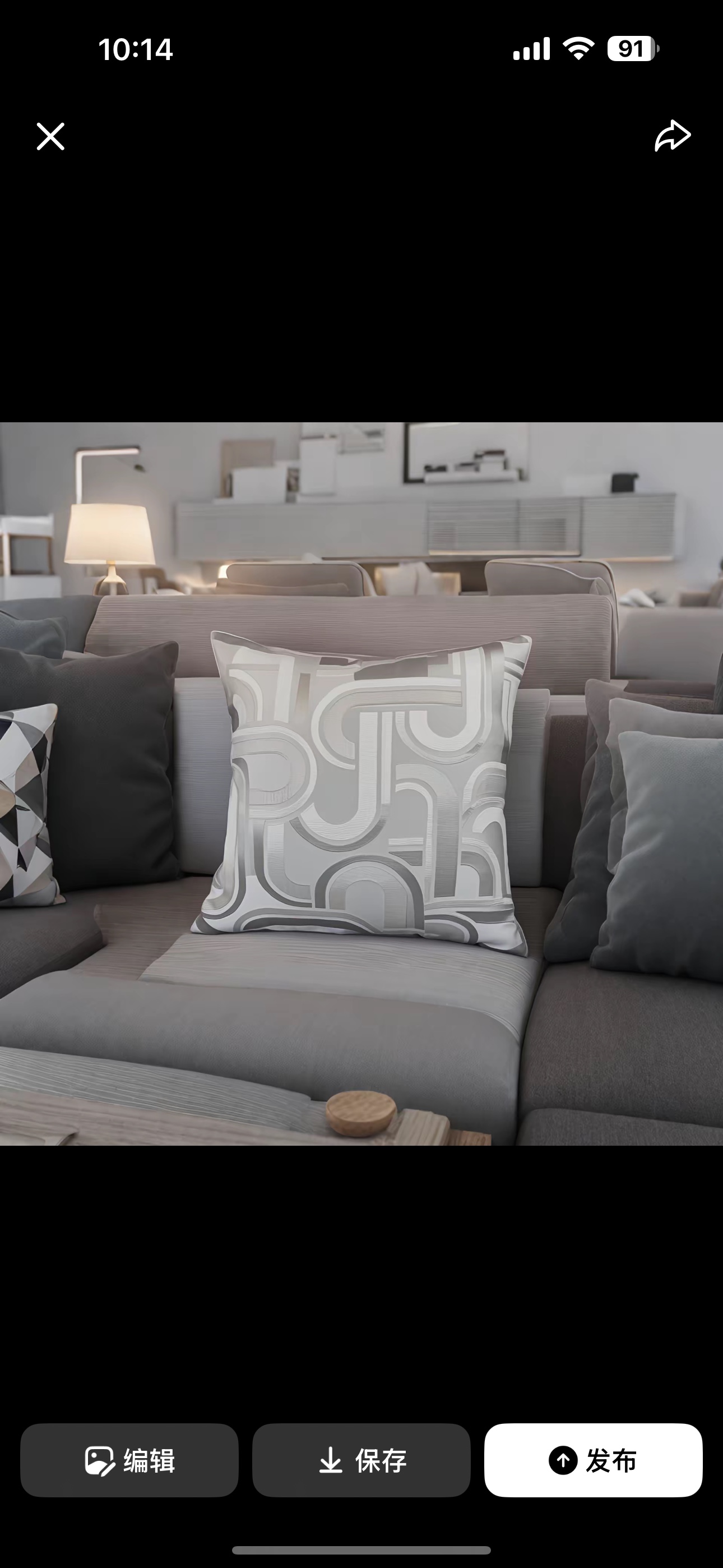 现代风抱枕沙发靠垫枕头套 软舒适抱枕套装 高清印花可爱抱枕产品图