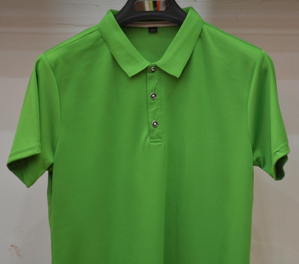 The New Cross-Border High-End Small-Neck Quick-Drying Solid-Color Short-Sleeved Solid-Color Polo Advertising Shirt And Cultural Shirt, Comfortable, Breathable, Fashionable, Casual And Trendy Base Shirt Is Now Available undefined