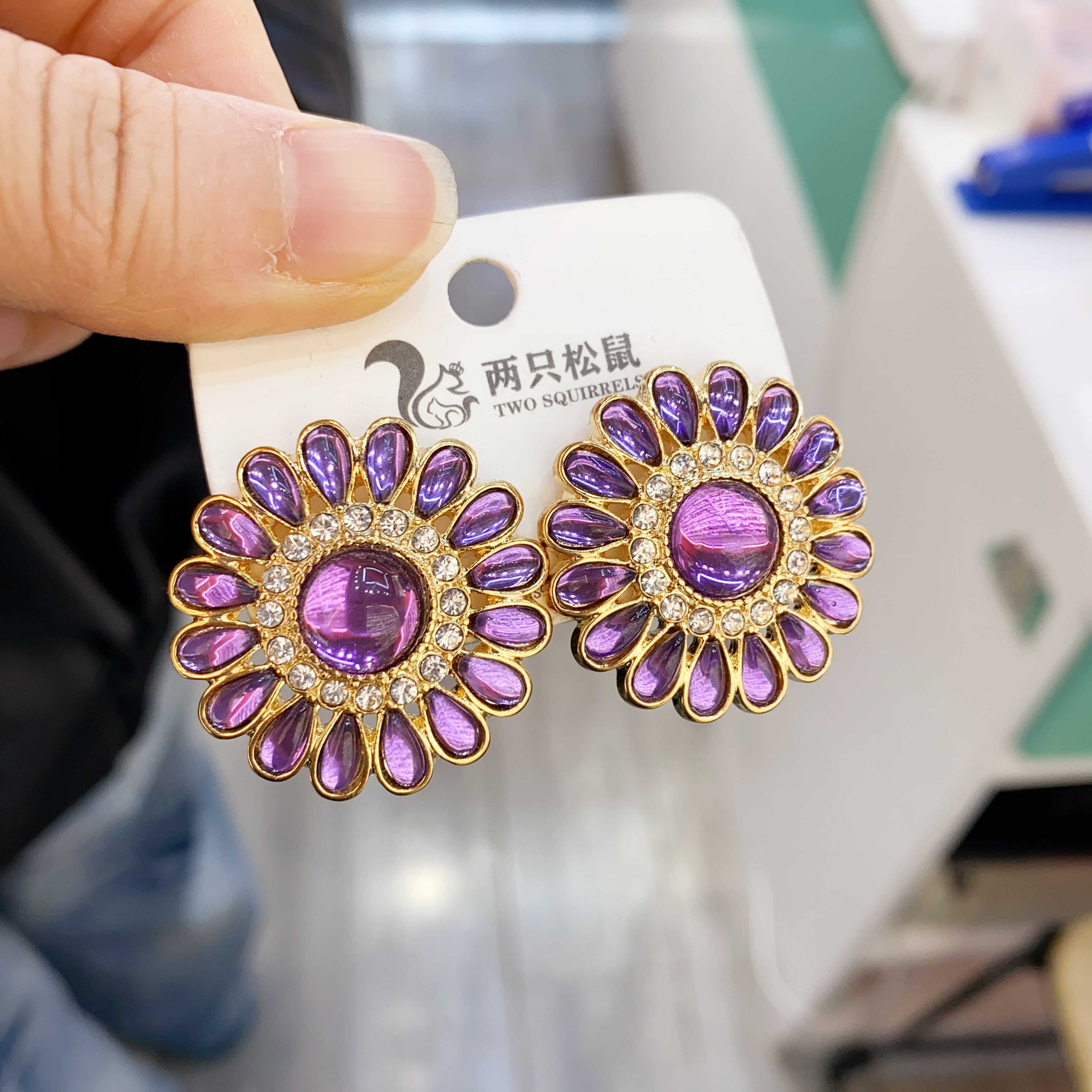 新中式珍珠耳环 高级感耳饰 饰品女士优雅耳环 精致耳饰礼物详情图2