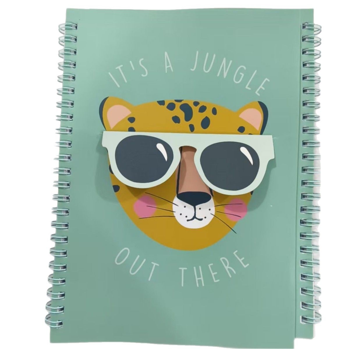 Customized cross-border animal glasses, coil books, creative notebook books, coil books, student planner and plan books, customized notebooks for foreign trade export Item Picture