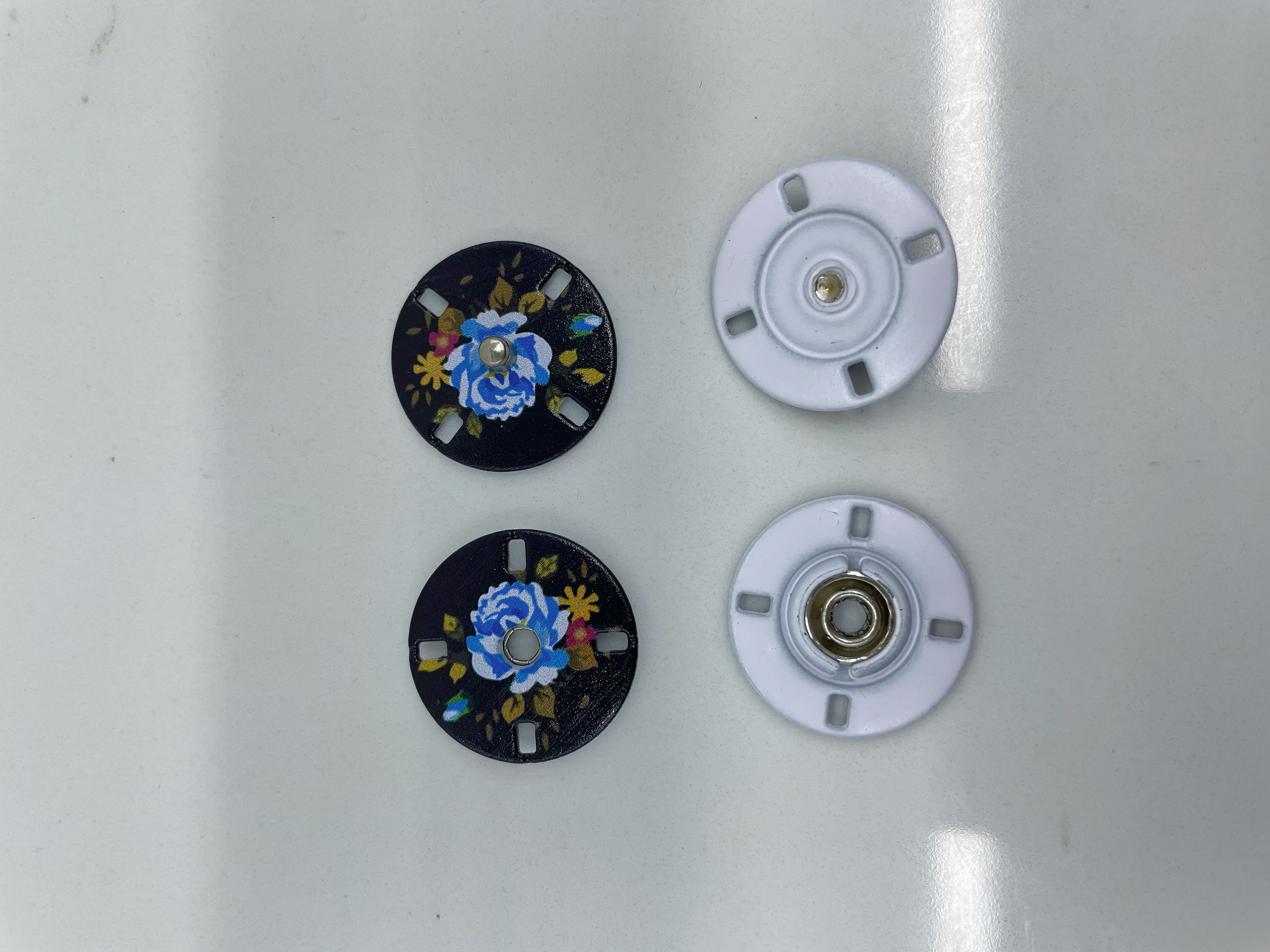 طباعة ثلاثية الأبعاد على أزرار أزرار مزدوجة لزرار أزرار أزرار الملابس detail image 3