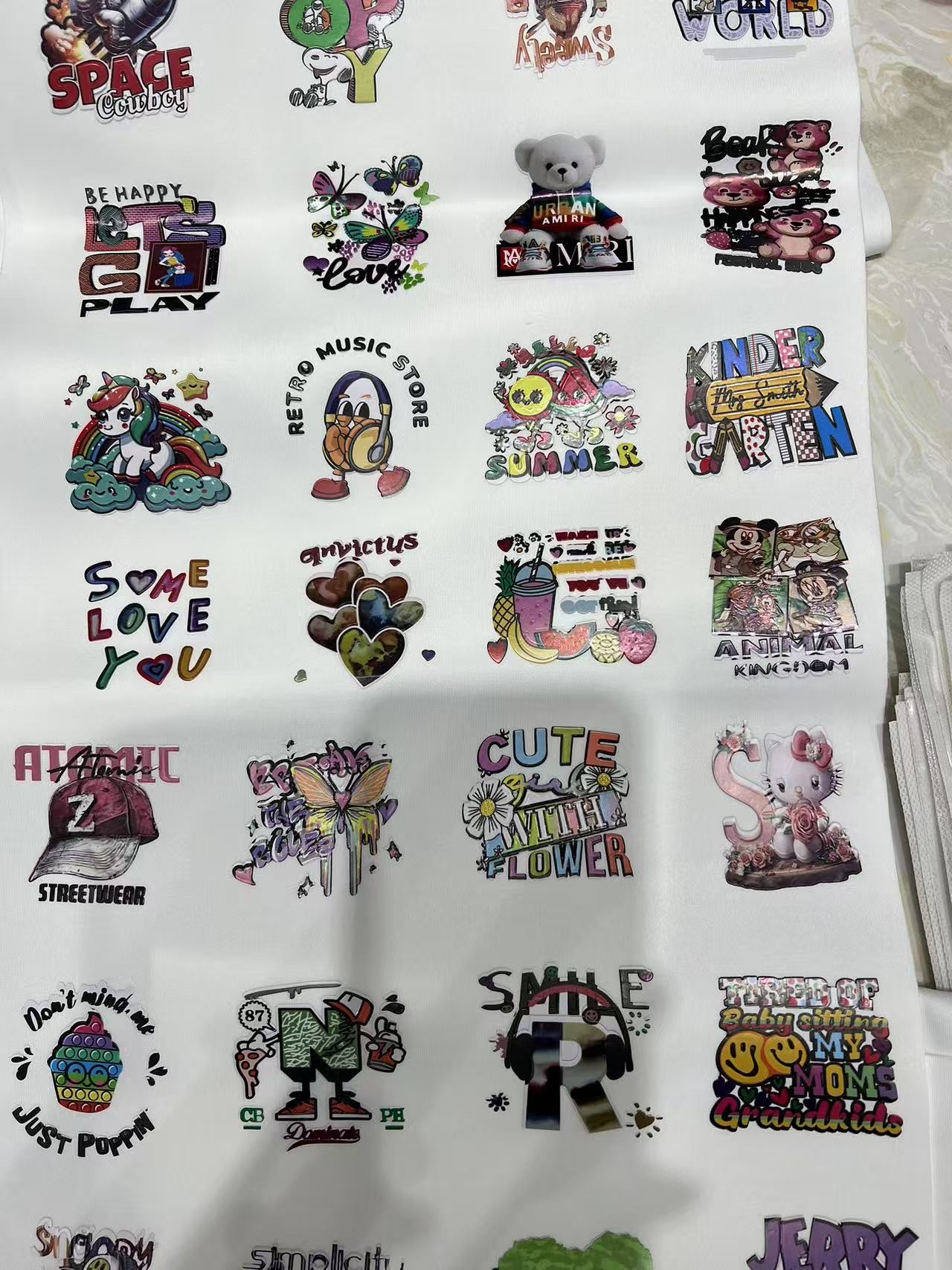 闪粉烫标硅胶高周波烫标烫画商标辅料详情图9