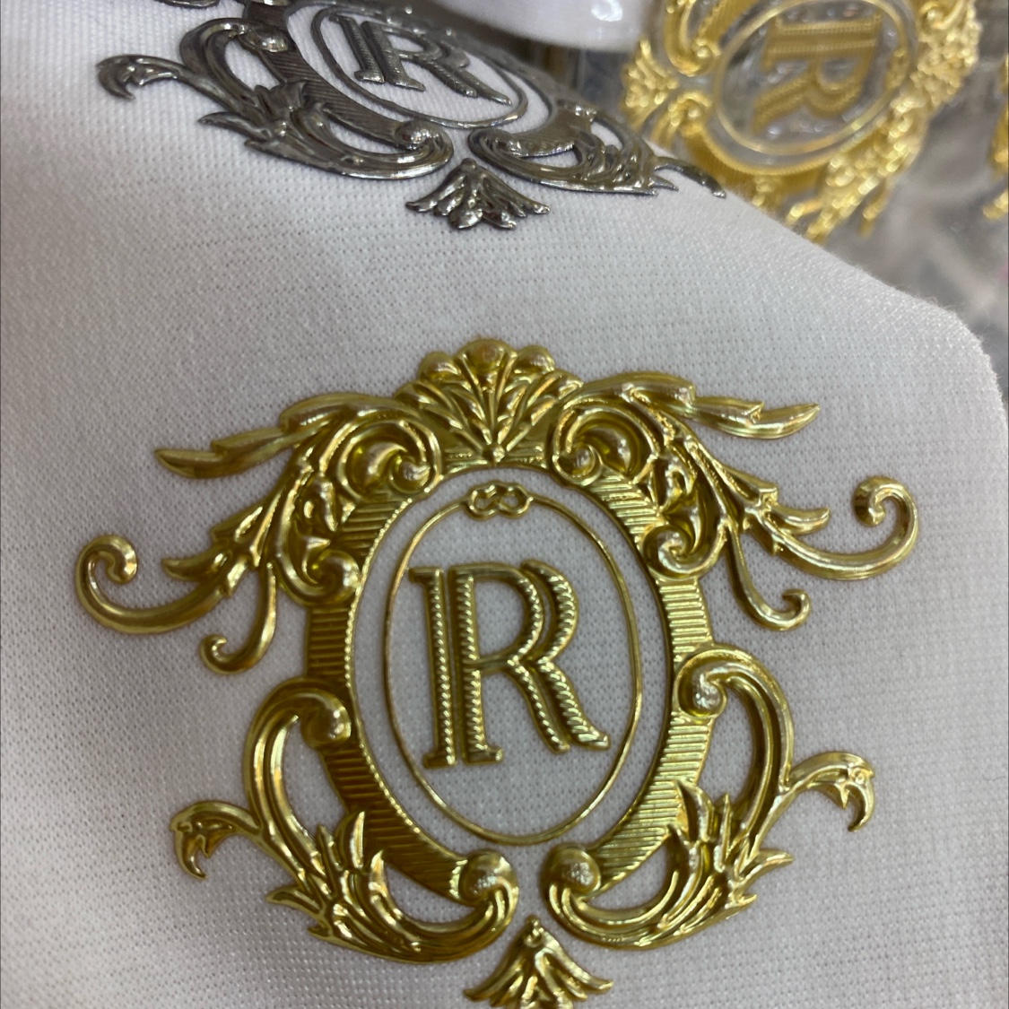 闪粉烫标硅胶高周波烫标烫画商标辅料详情图2