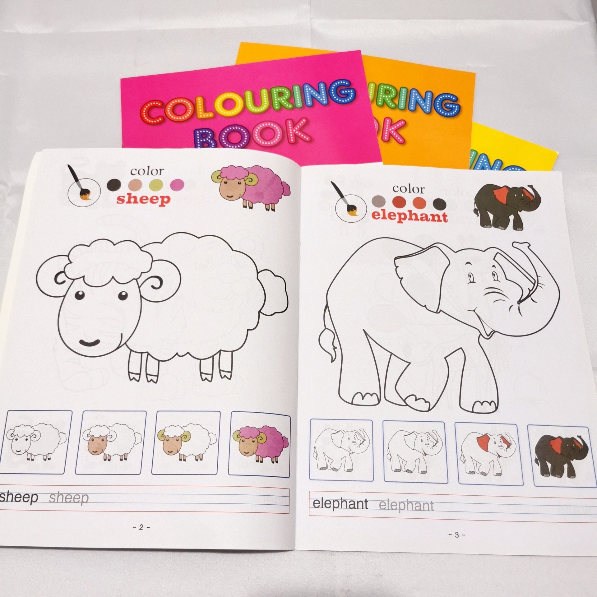 Libro de colorear transfronterizo personalizado para la enseñanza temprana libro de ejercicios de dibujo transfronterizo personalizado libro de dibujo en francés material del estudiante libro de clavos de hierro cuaderno de ejercicios detail image 10