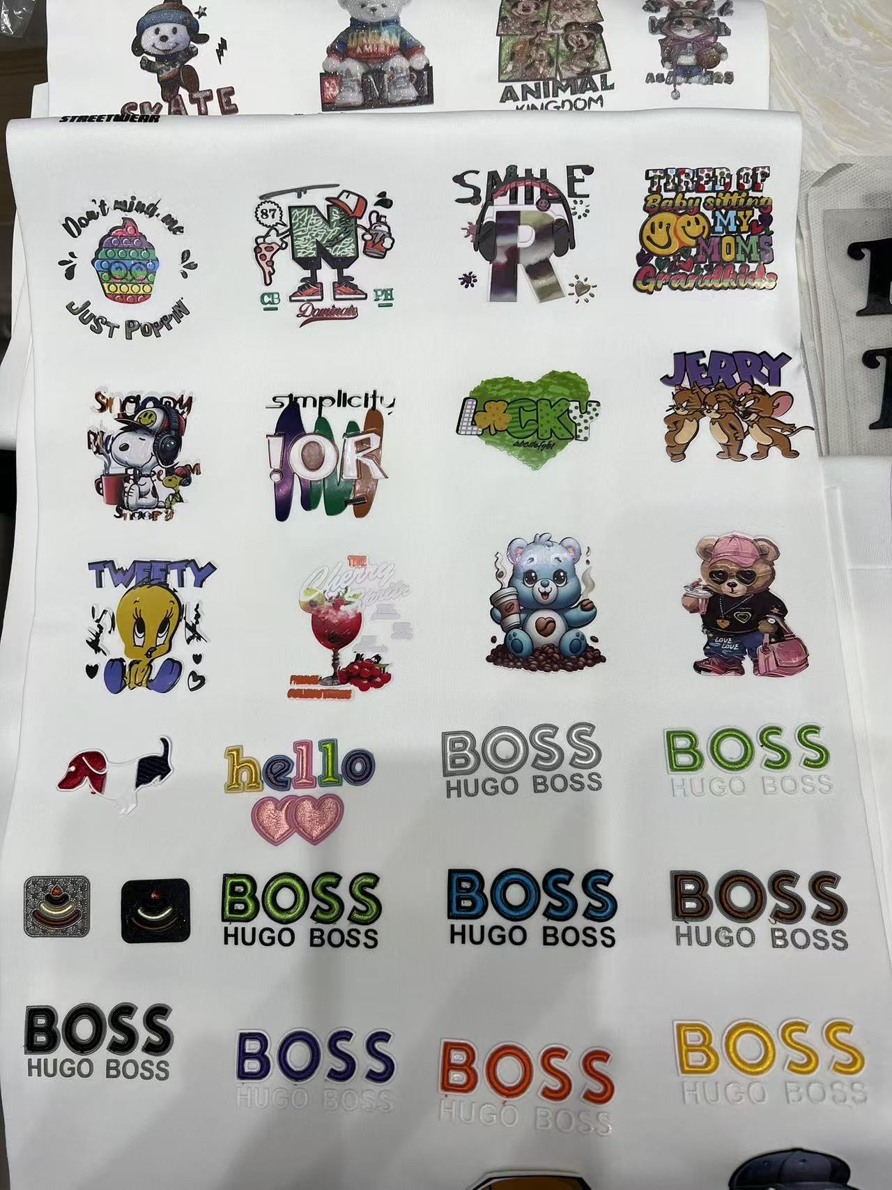 闪粉烫标硅胶高周波烫标烫画商标辅料详情图5