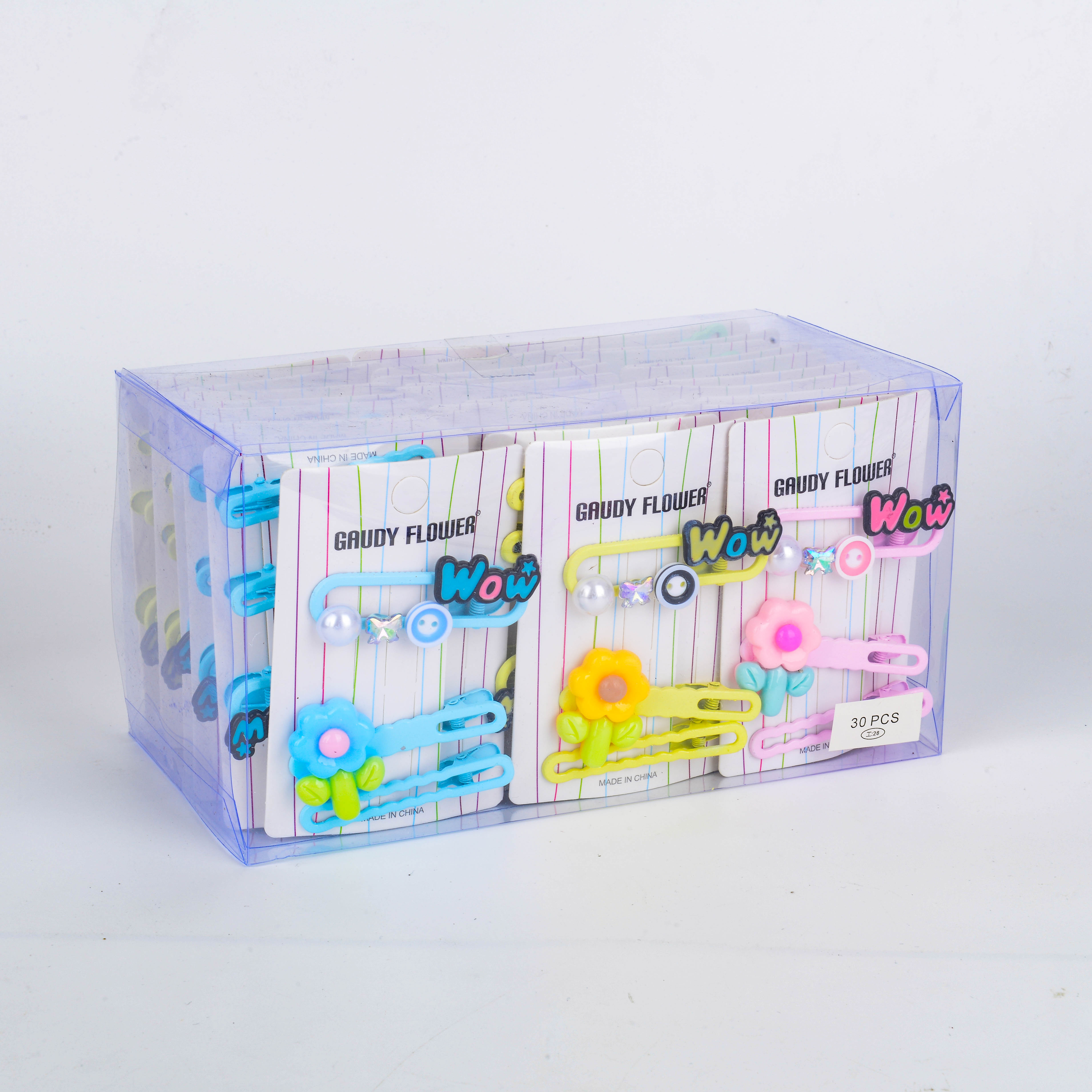 The fashionable and cute hair accessory, the hair clamp, is stable and won't slip off