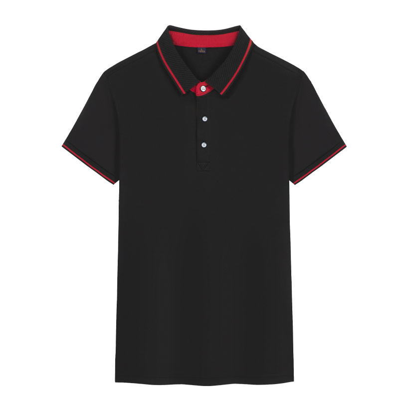 Cross-border classic fringed ice silk new short-sleeved lapel polo for both men and women, fashionable and casual polo for both men and women, simple and comfortable short-sleeved trendy polo detail image 12