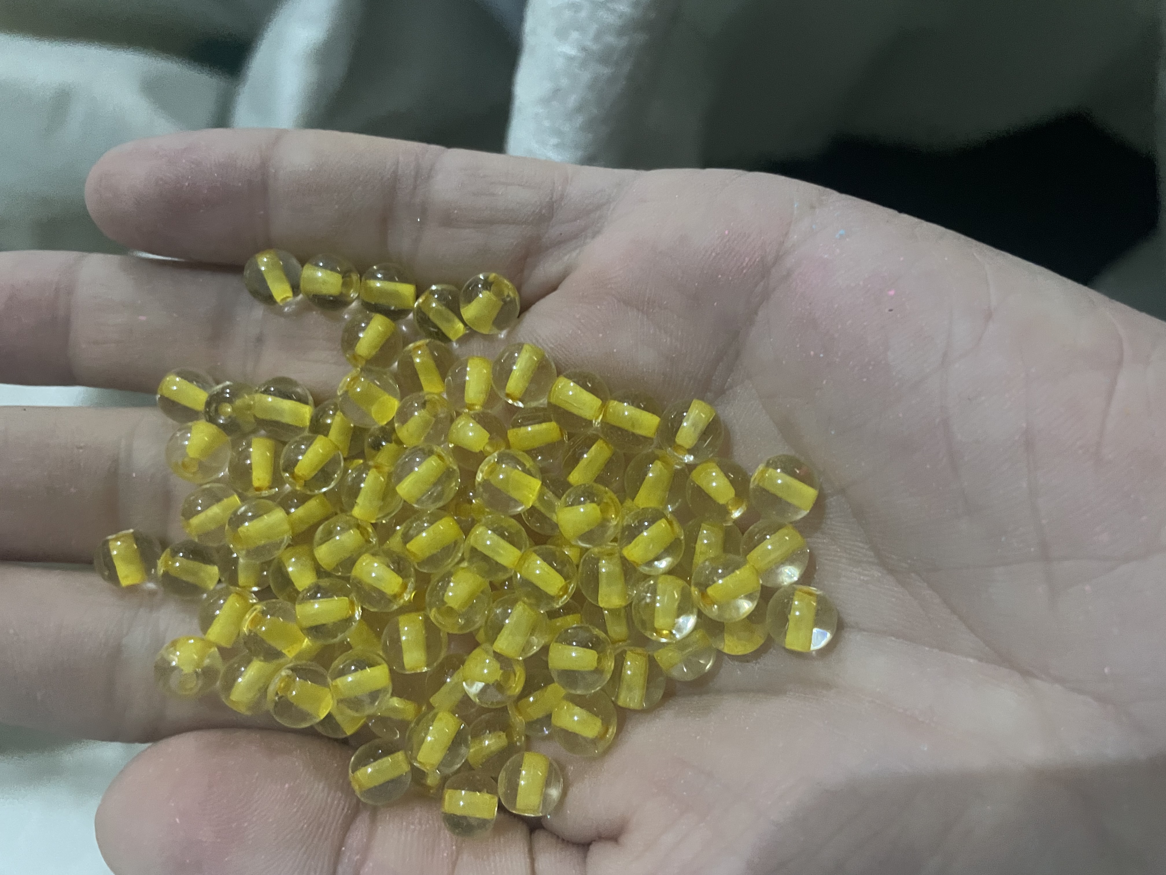 琉璃珠子精美散珠 DIY手工串珠材料 琉璃散珠手链配件 手工珠子首饰制作产品图