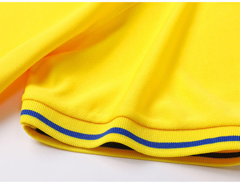 Cross-border chiffon classic ribbed lapel summer short-sleeved POLO shirt, a lightweight, breathable, sweat-absorbent, quick-drying, comfortable for both men and women detail image 3