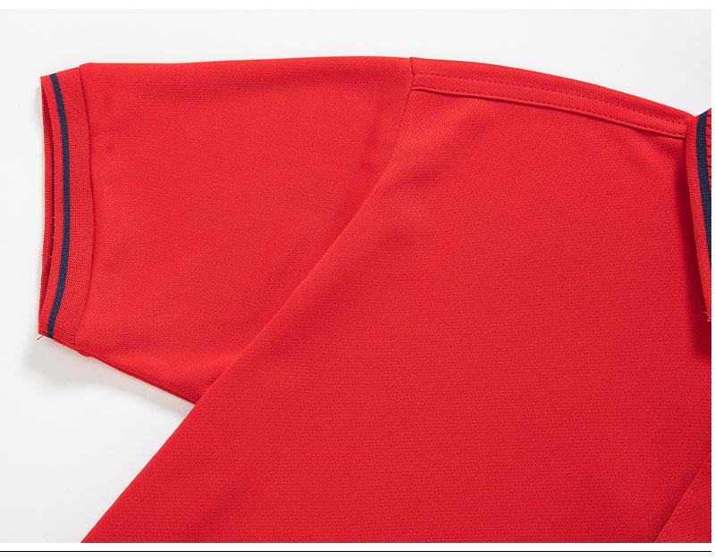 Cross-border classic fringed ice silk new short-sleeved lapel polo for both men and women, fashionable and casual polo for both men and women, simple and comfortable short-sleeved trendy polo detail image 3