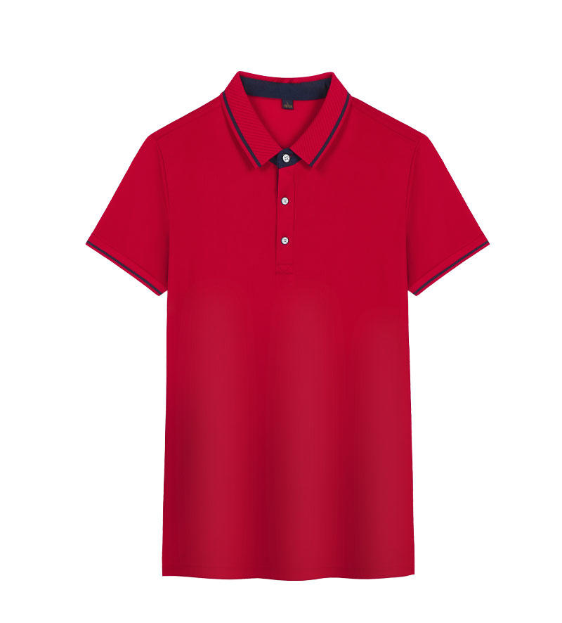 Cross-border classic fringed ice silk new short-sleeved lapel polo for both men and women, fashionable and casual polo for both men and women, simple and comfortable short-sleeved trendy polo detail image 15