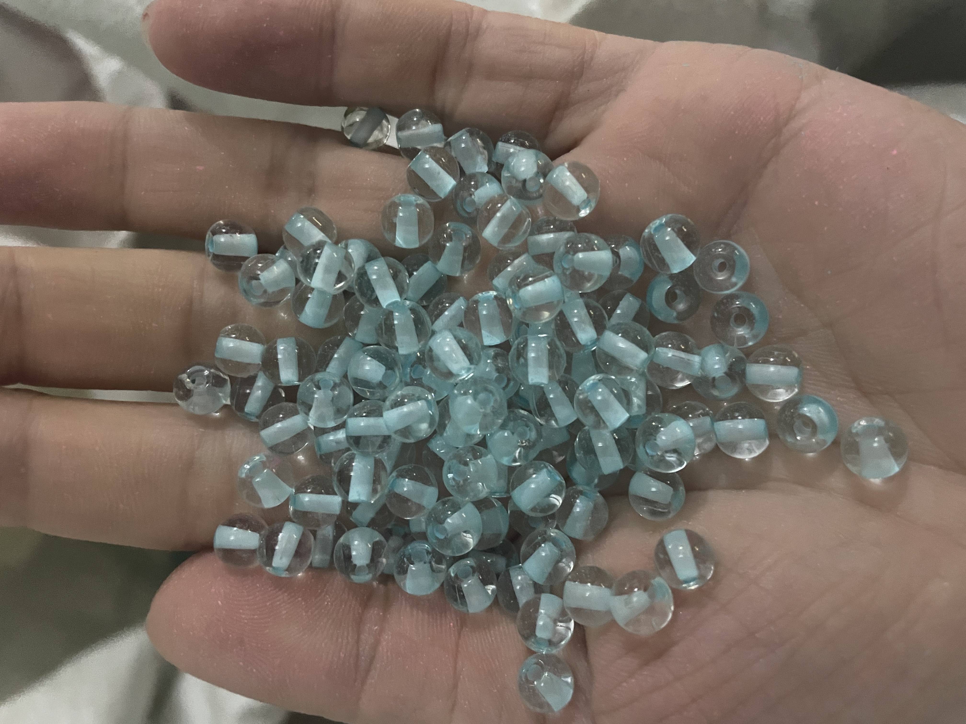 琉璃珠子精美散珠 DIY手工串珠材料 琉璃散珠手链配件 手工珠子首饰制作详情图6