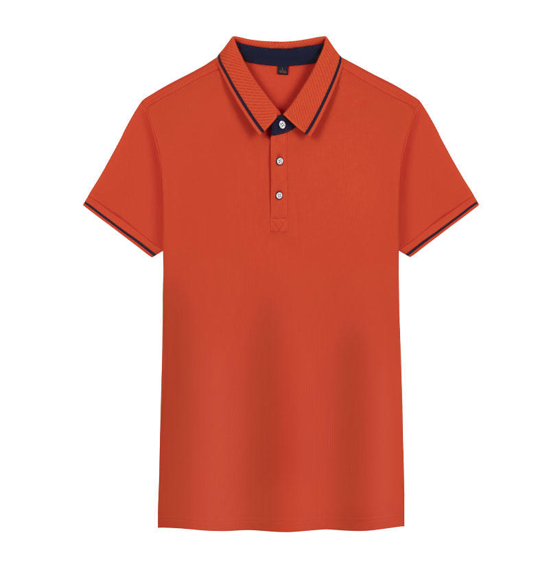 Cross-border classic fringed ice silk new short-sleeved lapel polo for both men and women, fashionable and casual polo for both men and women, simple and comfortable short-sleeved trendy polo detail image 7
