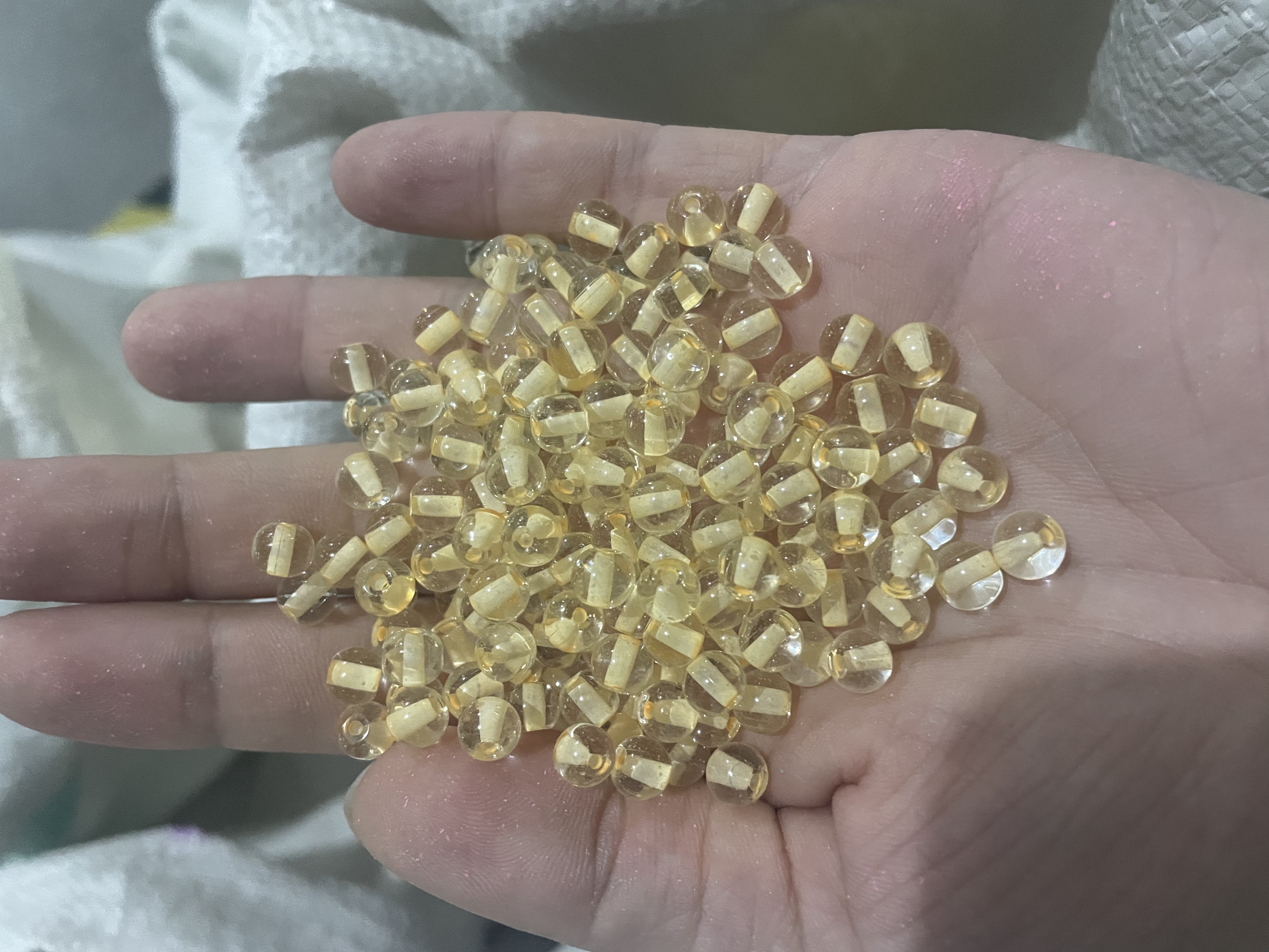 琉璃珠子精美散珠 DIY手工串珠材料 琉璃散珠手链配件 手工珠子首饰制作详情图11