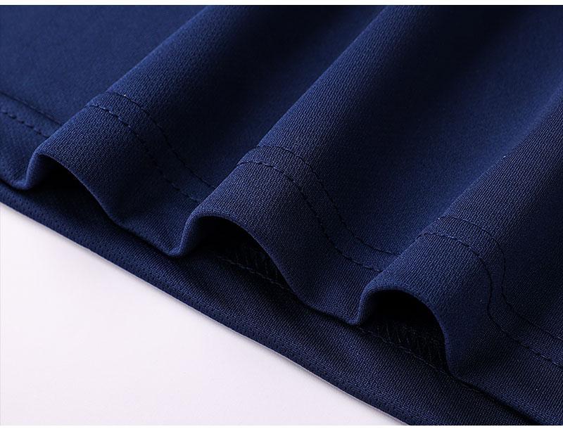 Cross-border color-blocking sporty new short-sleeved lapel polo for both men and women, fashionable and casual polo for both men and women, simple and comfortable short-sleeved trendy polo detail image 14