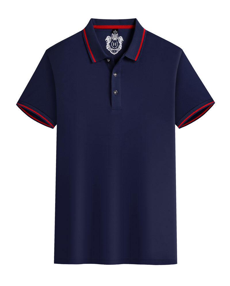 Cross-border chiffon classic ribbed lapel summer short-sleeved POLO shirt, a lightweight, breathable, sweat-absorbent, quick-drying, comfortable for both men and women detail image 11
