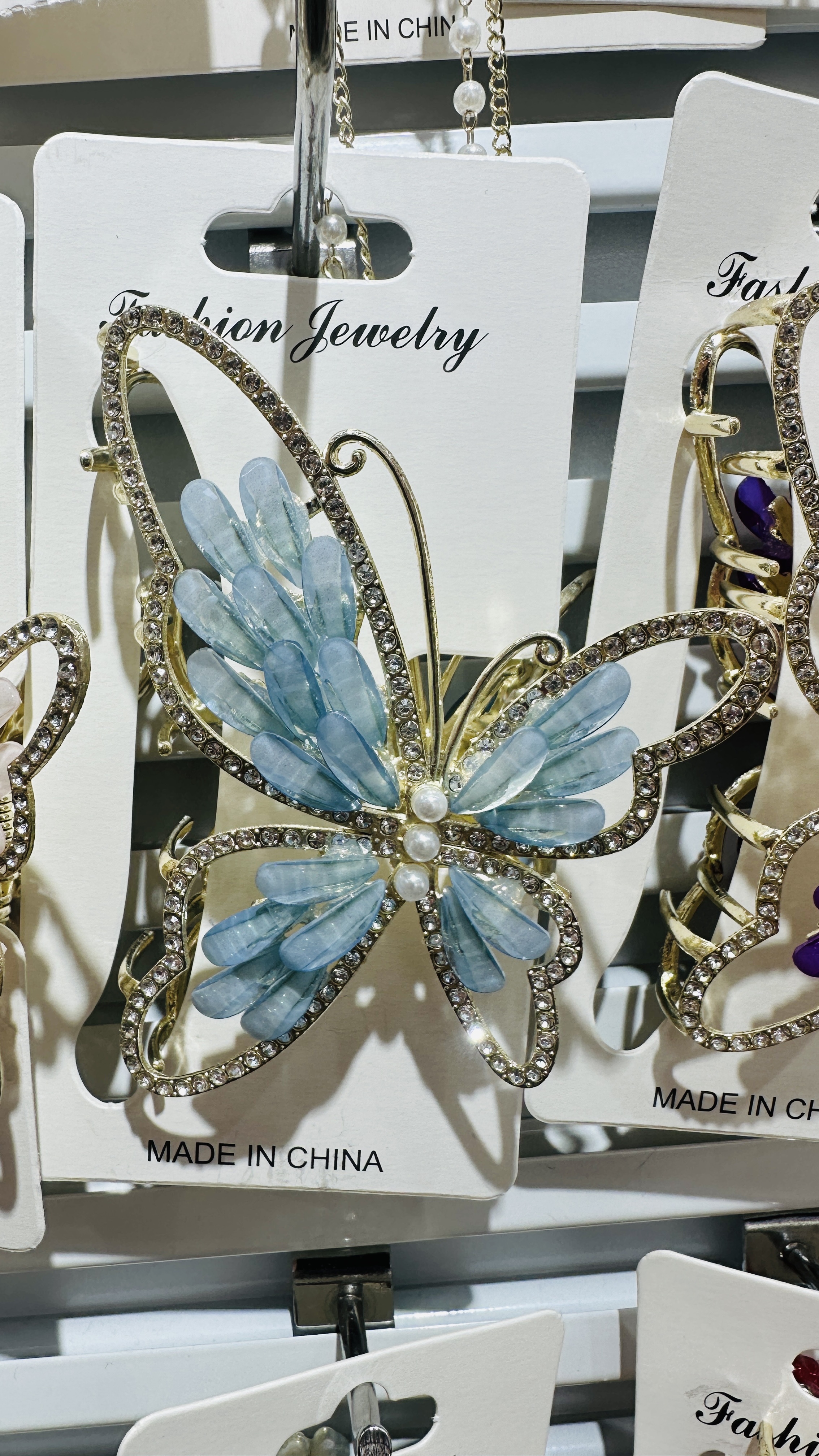 发夹头饰 精美抓夹点钻款 发饰 抓稳不滑落 安全无伤发质抓夹