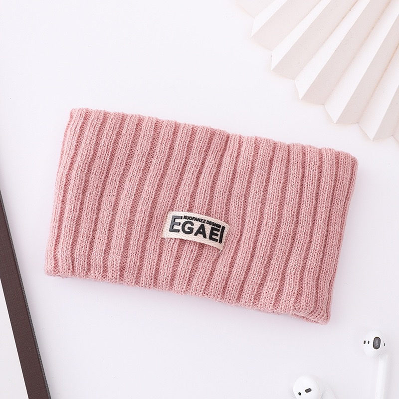 2023 Versatile letter hair band, female Internet celebrity, Korean warm woolen knitted hair band, hat, wide edge head cover, hair band, sports hair band, yoga hair band Application Scenario